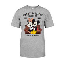 Load image into Gallery viewer, Personalized Couple Mouse T-shirt &amp; Hoodie Gift for Anniversaries
