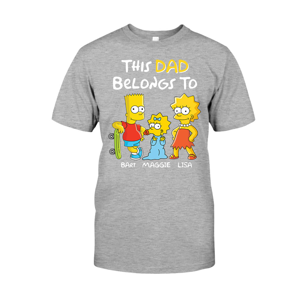 Personalized Dad T-shirt Hoodie Custom Family Gift