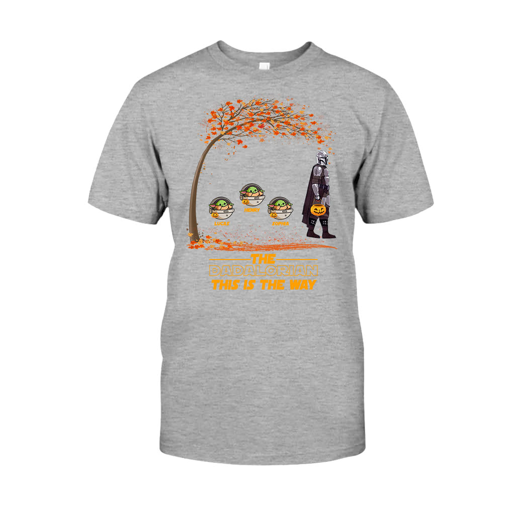 Personalized Halloween T-shirt & Hoodie The DADALORIAN Gift for Kids