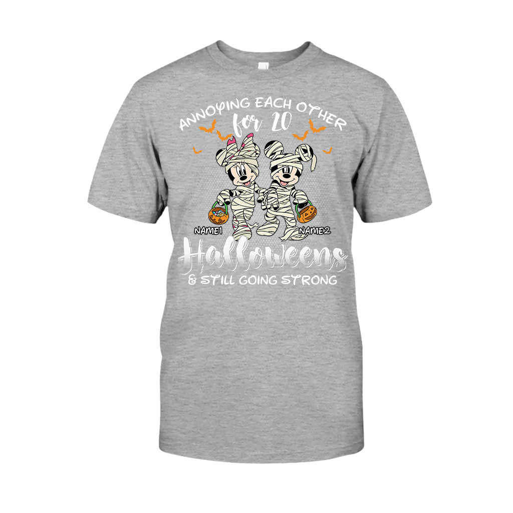 Personalized Halloween Mouse T-shirt & Hoodie Unique Couple Gift