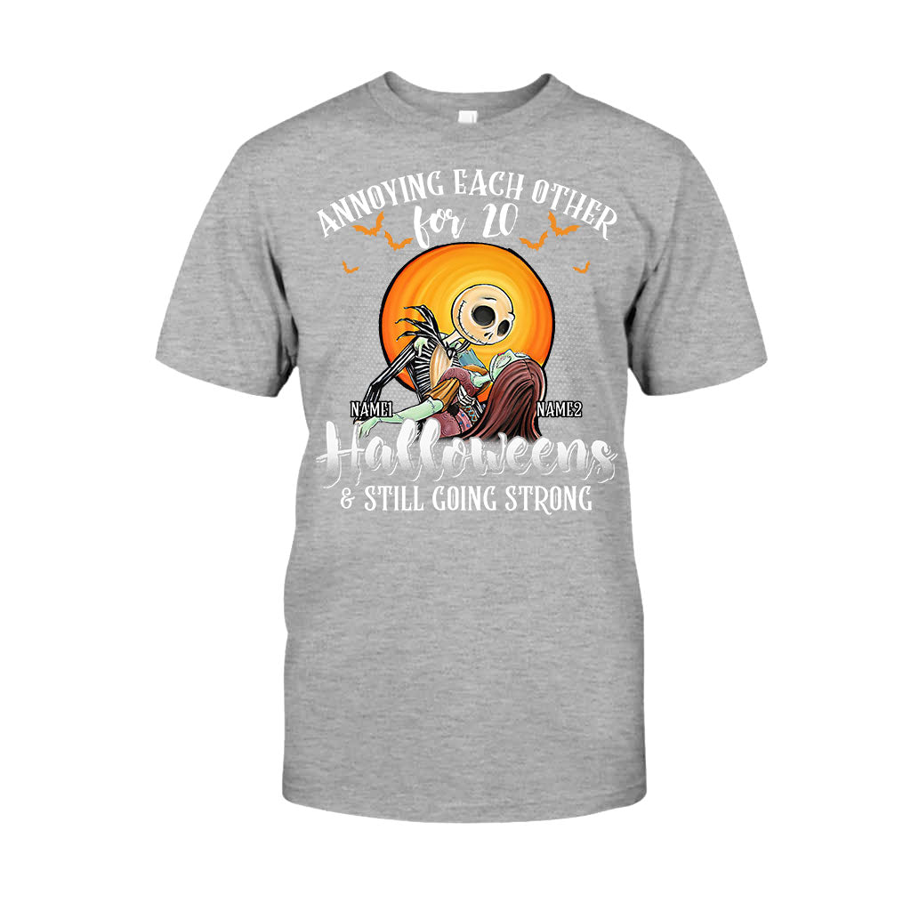Personalized Halloween T-shirt & Hoodie Custom Names Gift