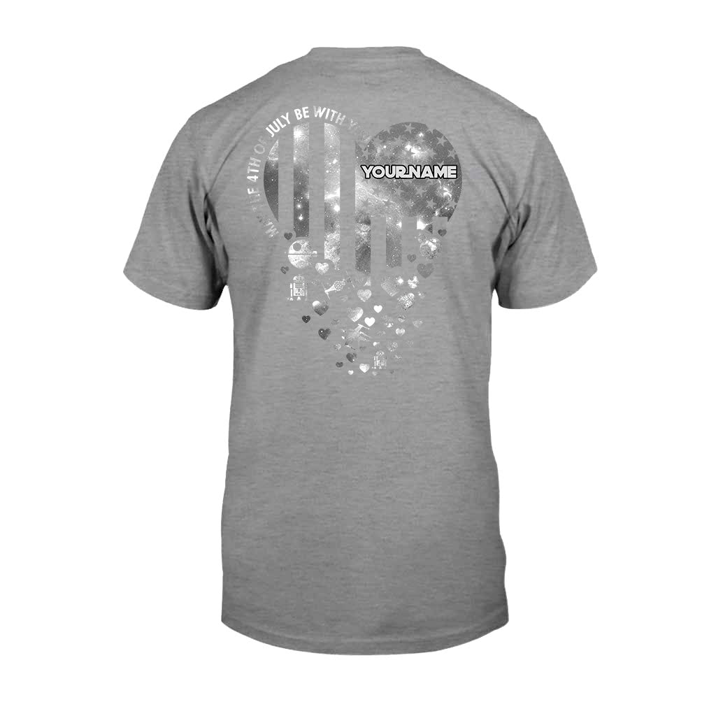 Personalized Independence Day T-Shirt & Hoodie Custom Name Star Wars Gift