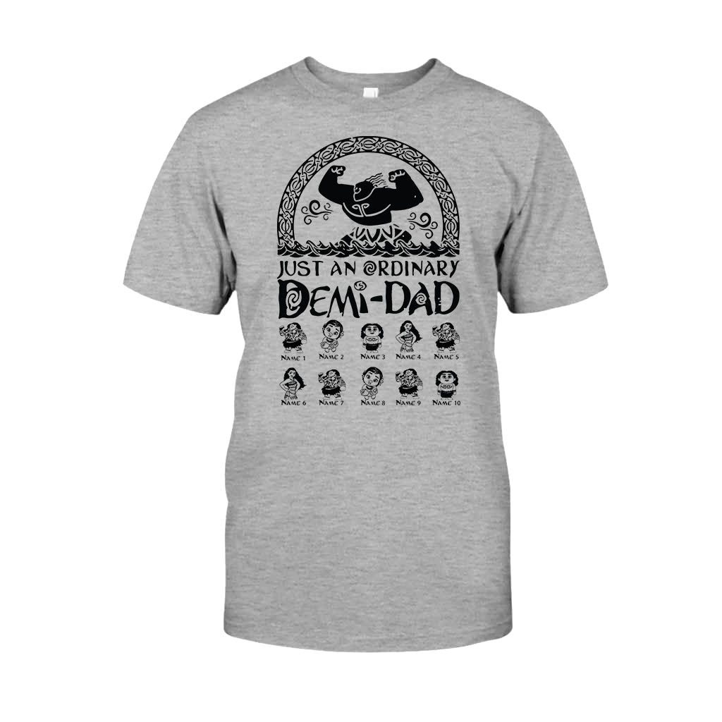 Personalized Demi-Dad T-Shirt & Hoodie Custom Name Gift for Father's Day