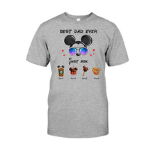 Load image into Gallery viewer, Personalized Best Dad Ever Mouse T-shirt and Hoodie Gift for Father's Day
