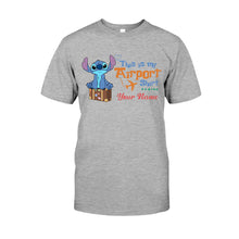 Load image into Gallery viewer, Personalized Ohana Airport T-shirt &amp; Hoodie Custom Name Gift
