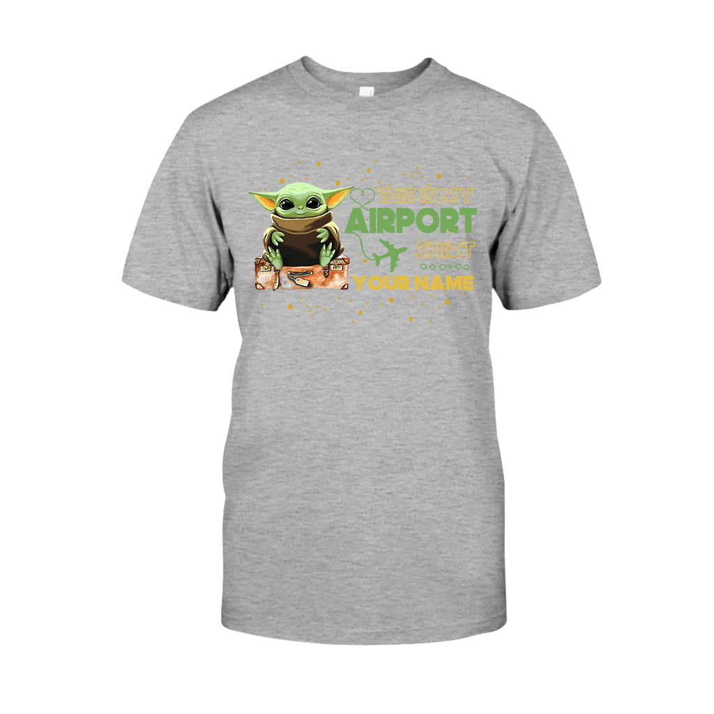 Personalized Airport Shirt Featuring Custom Name T-shirt & Hoodie