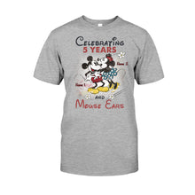 Load image into Gallery viewer, Personalized Couple Mouse T-shirt and Hoodie for Anniversary Gift
