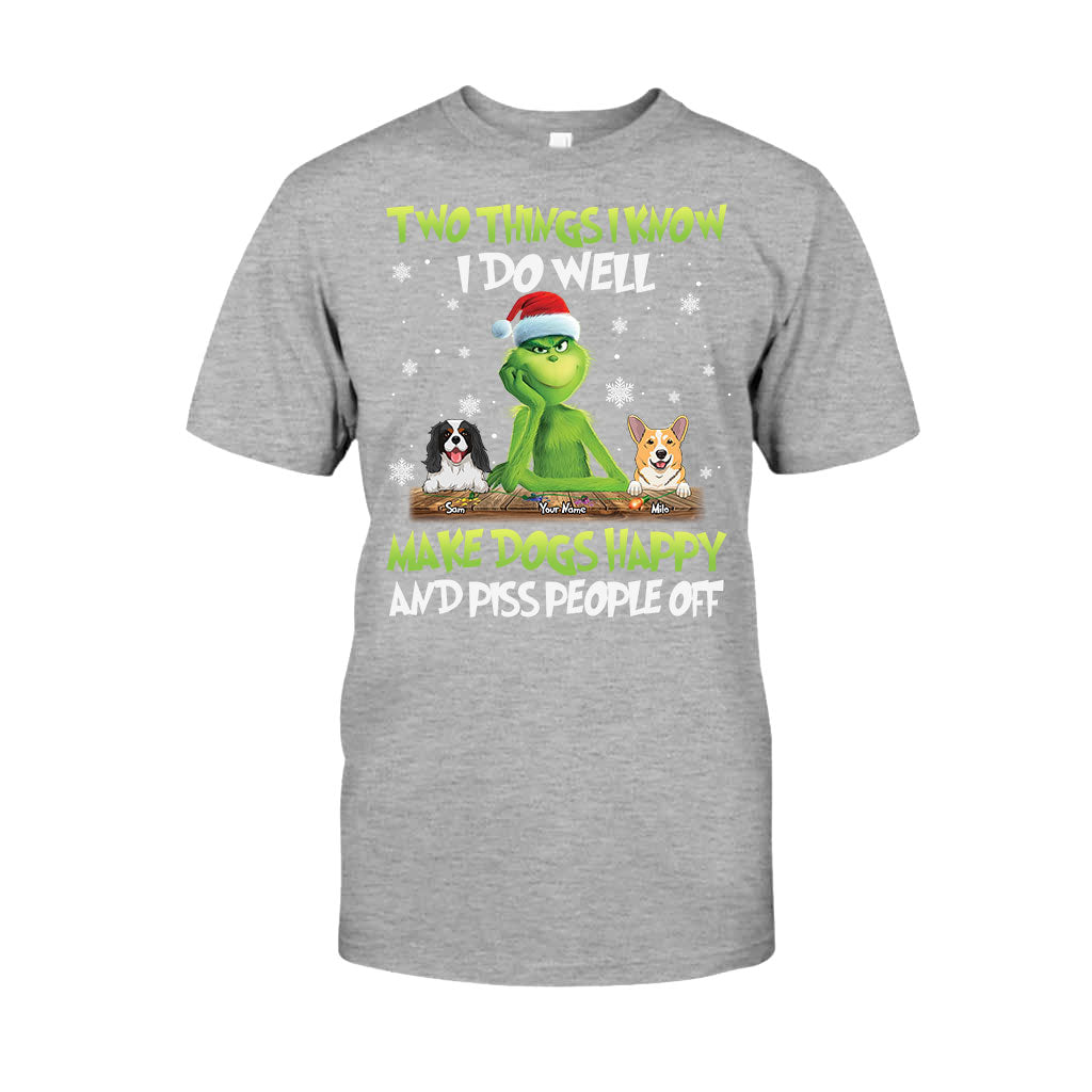 Personalized Grinch Christmas T-Shirt & Hoodie Gift for Dog Lovers