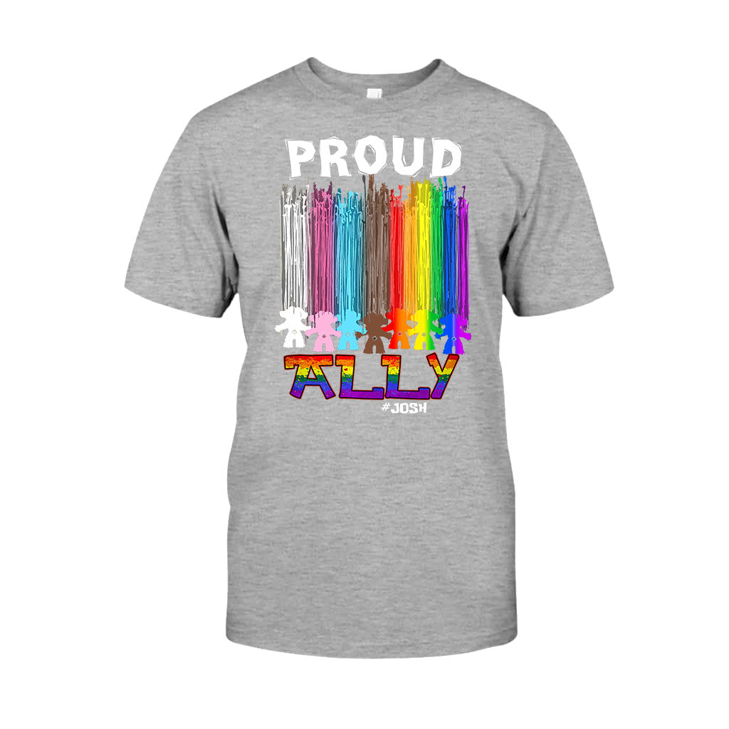 Personalized Proud Ally LGBT T-shirt & Hoodie for Everyone
