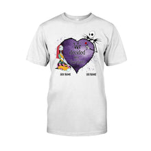 Load image into Gallery viewer, Personalized Couple T-Shirt &amp; Hoodie Custom Names Gift
