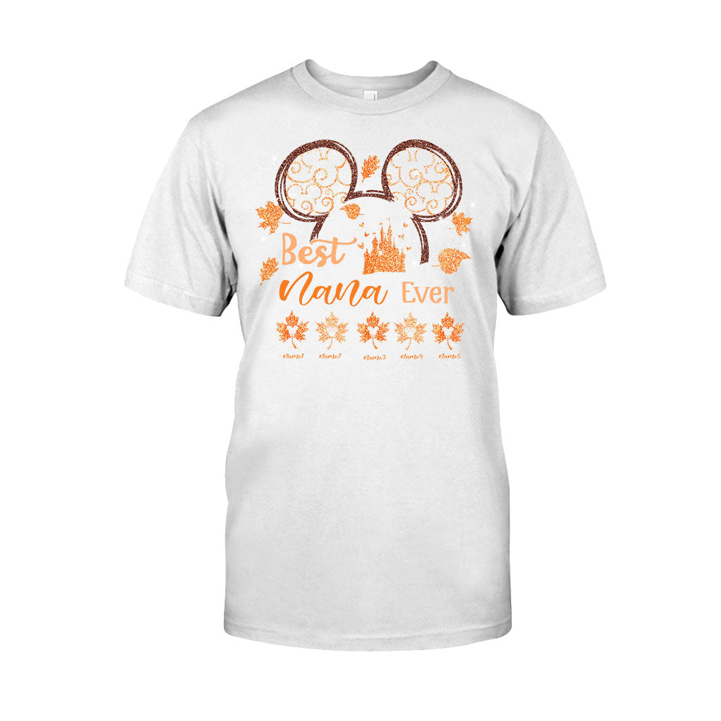 Personalized Best Nana Ever T-shirt & Hoodie Gift for Grandma