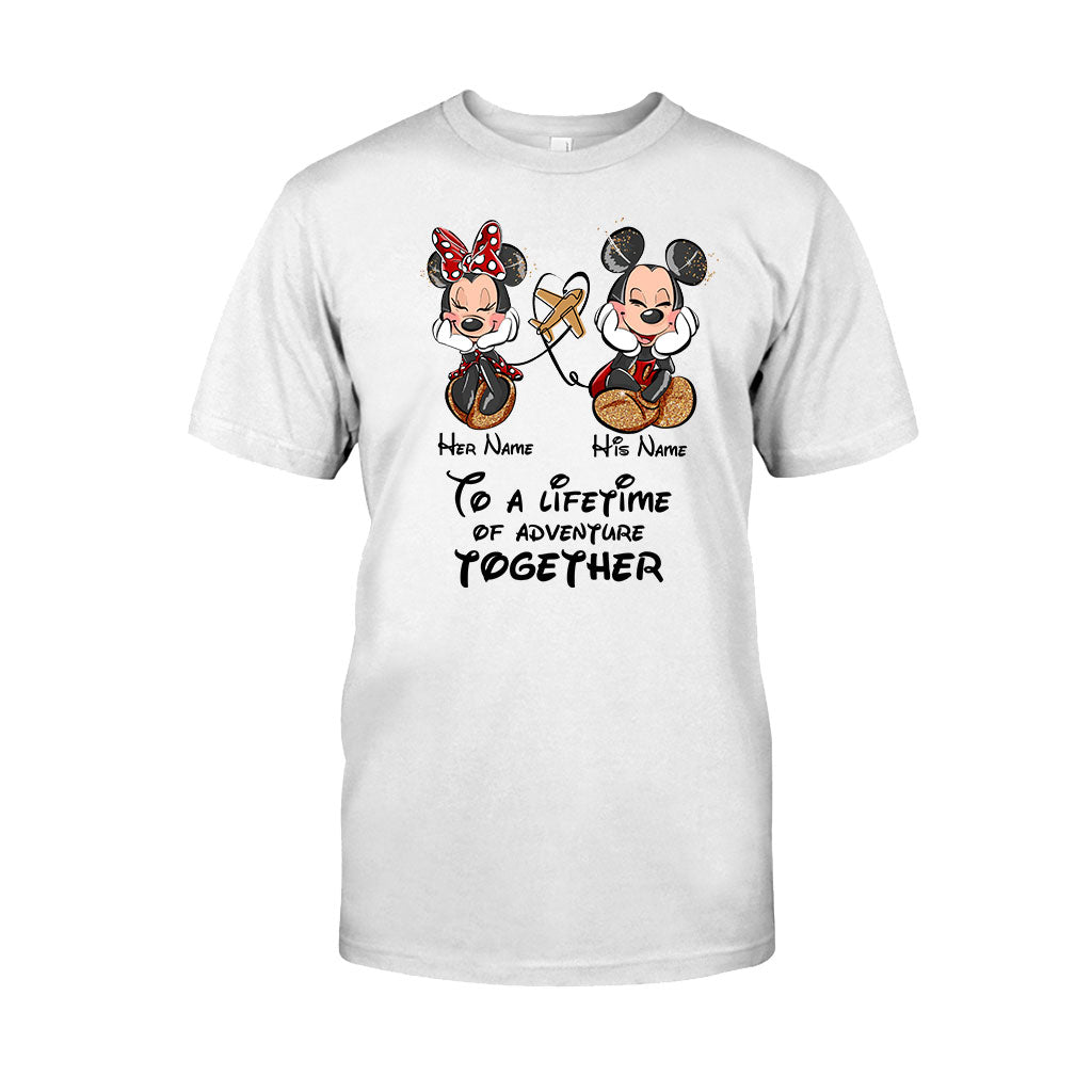 Personalized Disney Adventure T-shirt & Hoodie for Couples