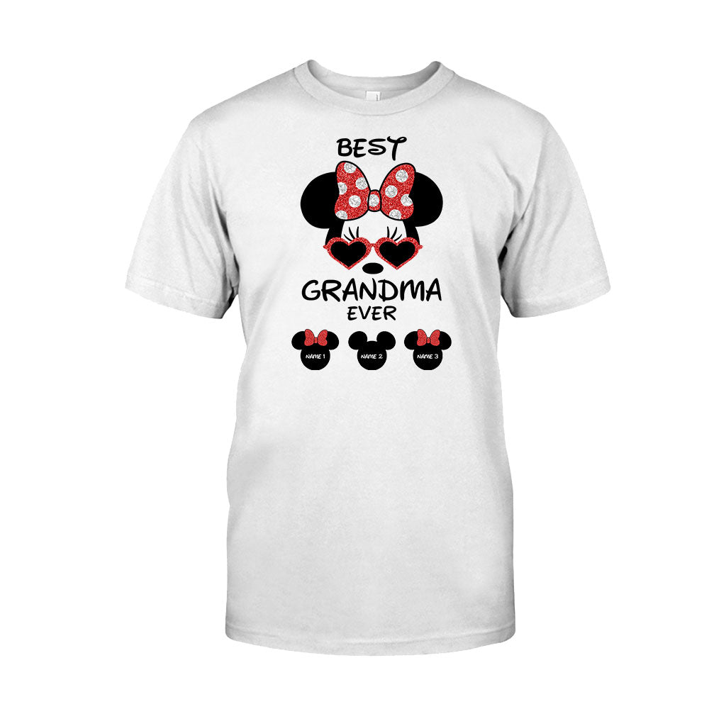 Personalized Best Grandma Ever T-shirt & Hoodie with Custom Names