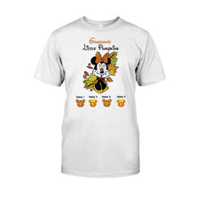 Load image into Gallery viewer, Personalized Grandma T-Shirt &amp; Hoodie with Little Pumpkins Design
