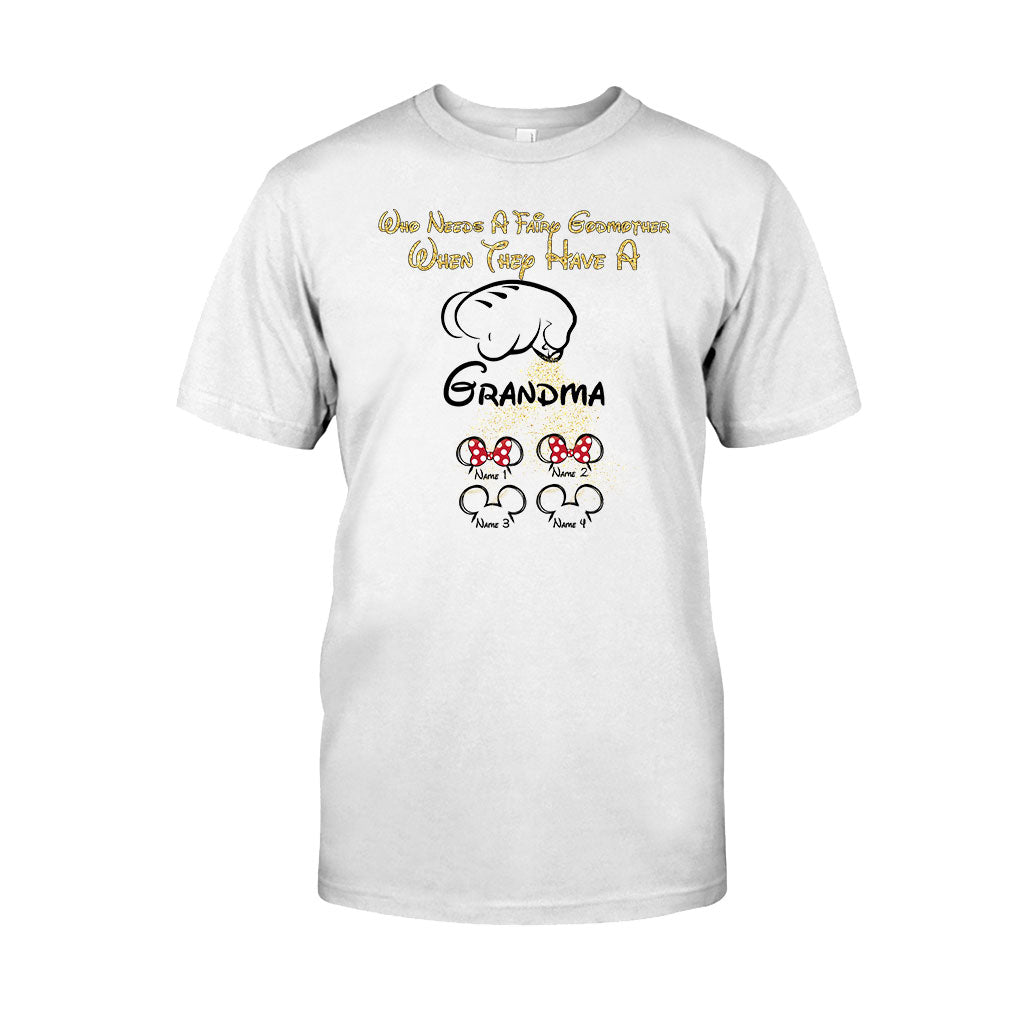 Personalized Mother's Day T-shirt & Hoodie with Custom Names for Grandma