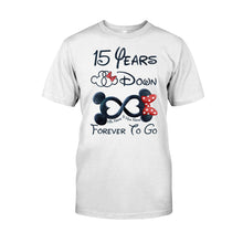 Load image into Gallery viewer, Personalized Forever To Go Mouse T-shirt &amp; Hoodie Gift for Couples
