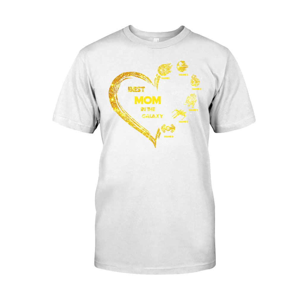 Personalized Best Mom in the Galaxy T-shirt & Hoodie Gift