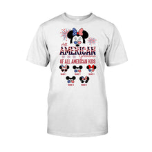 Load image into Gallery viewer, Personalized All American Grandma T-Shirt Hoodie Custom Names Gift
