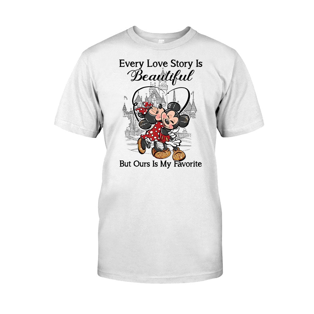 Personalized Love Story Mouse T-Shirt & Hoodie Gift for Couples