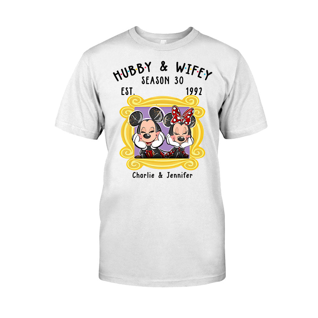 Personalized Couple T-shirt and Hoodie with Cute Design for Anniversary