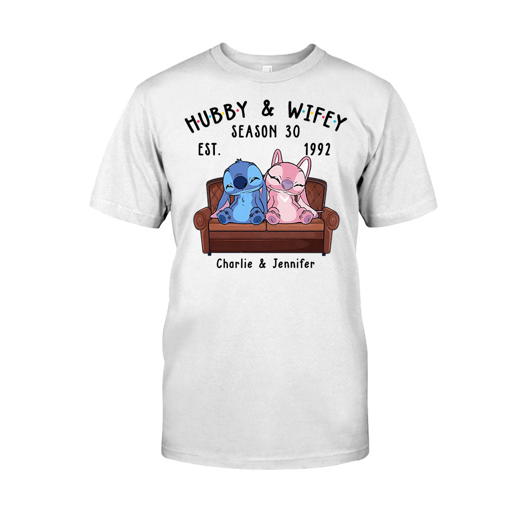 Personalized Couple Ohana T-shirt & Hoodie Custom Gift