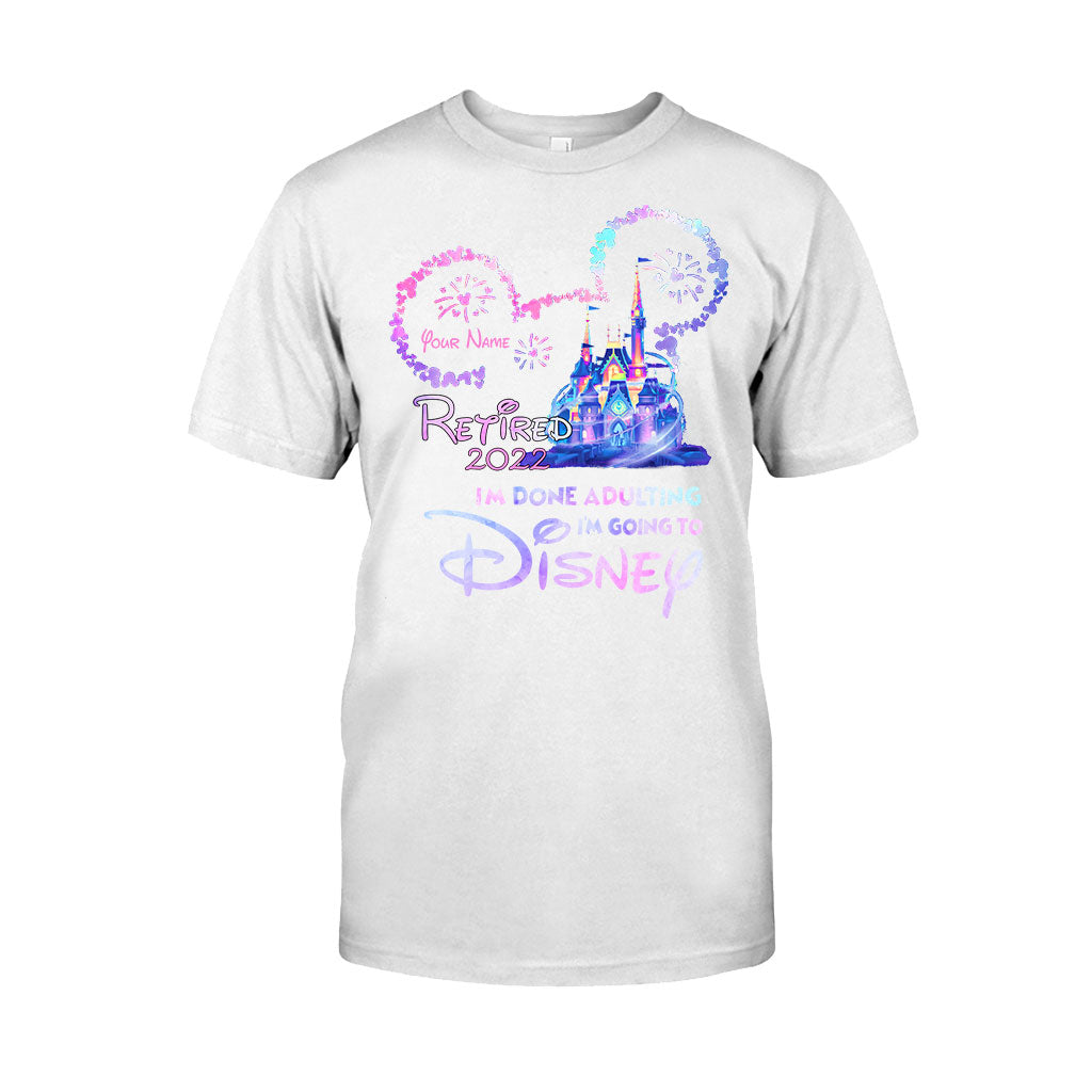 Personalized I'm Done Adulting T-shirt & Hoodie Gift for Disney Lovers