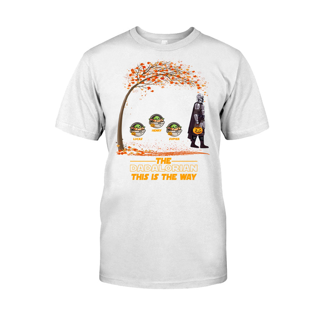 Personalized Halloween T-shirt & Hoodie The DADALORIAN Gift for Kids