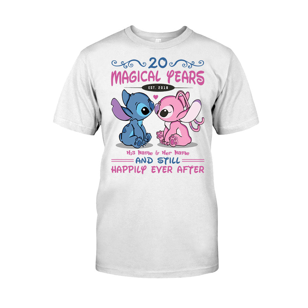 Personalized T-shirt and Hoodie Magic Years Gift for Couple