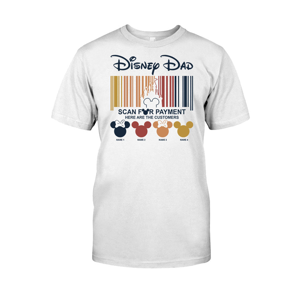 Personalized Scan For Payment T-shirt Hoodie Gift for Dad