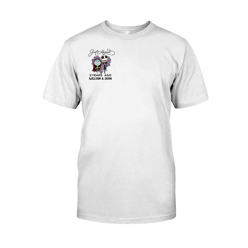 Personalized Just Married Couple T-shirt & Hoodie Gift