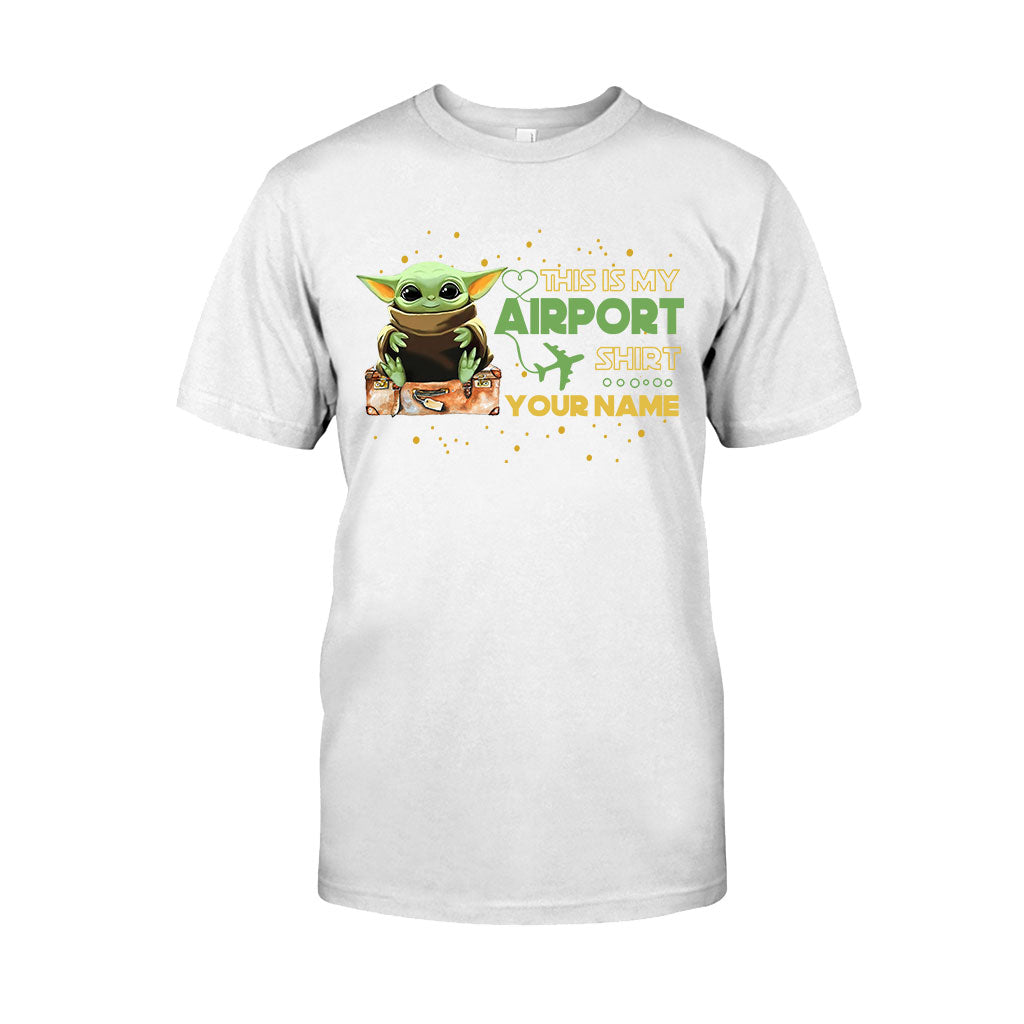 Personalized Airport Shirt Featuring Custom Name T-shirt & Hoodie