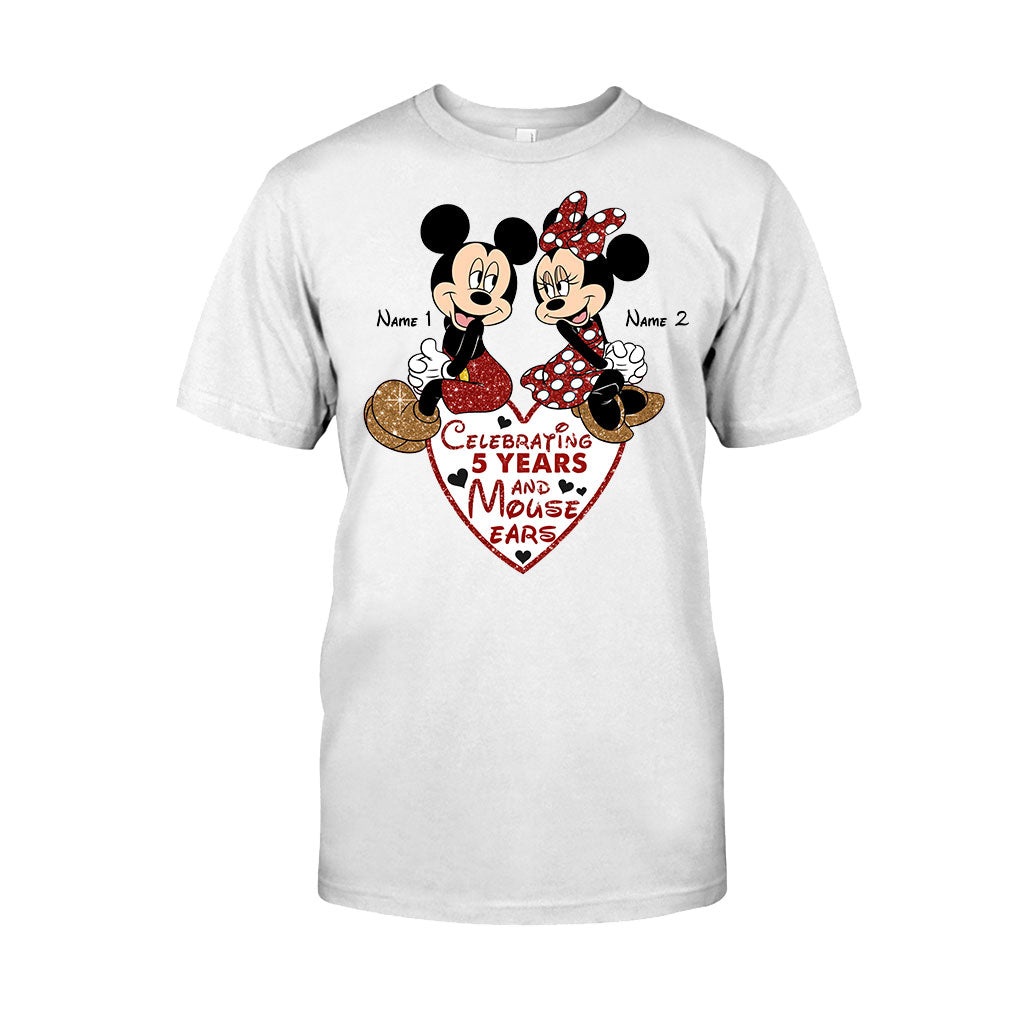 Personalized Couple Mouse T-shirt & Hoodie Gift for Anniversary