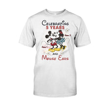 Load image into Gallery viewer, Personalized Couple Mouse T-shirt and Hoodie for Anniversary Gift
