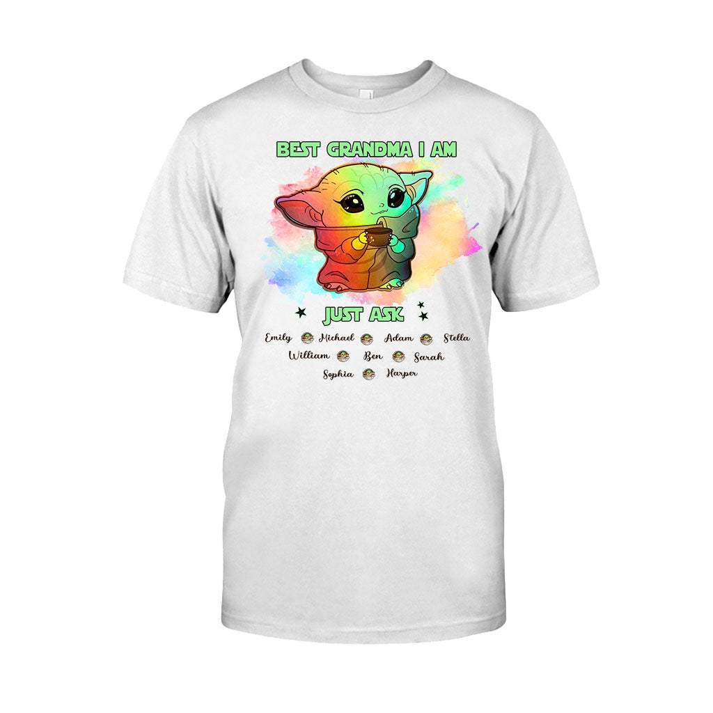 Personalized Best Grandma T-shirt & Hoodie with Custom Names Gift