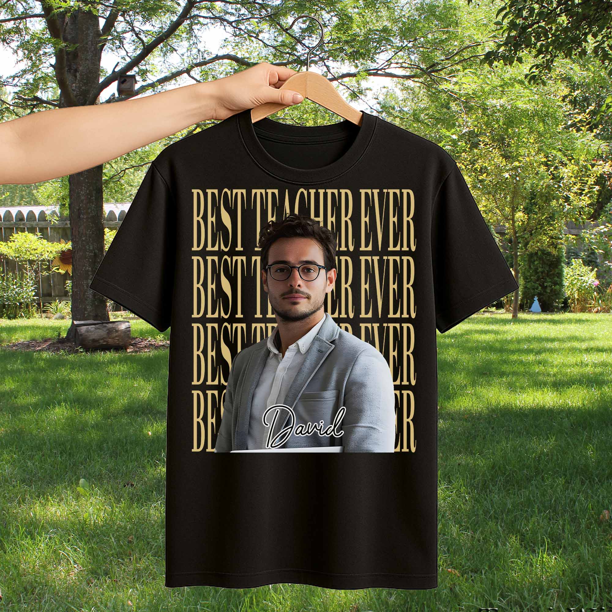 Personalized Teacher T-shirt Hoodie Custom Photo Gift