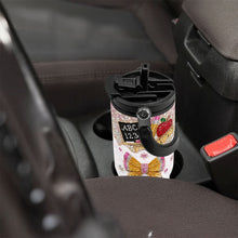 Load image into Gallery viewer, Personalized Teacher Tumbler 30oz Apple Glitter Gift Idea
