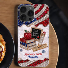 Load image into Gallery viewer, Personalized Clear Phone Case for Teachers Custom Name Gift
