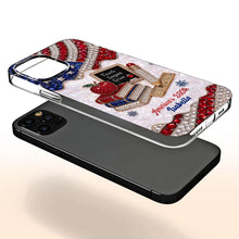 Load image into Gallery viewer, Personalized Clear Phone Case for Teachers Custom Name Gift
