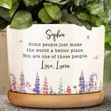 Load image into Gallery viewer, Personalized Ceramic Plant Pot Custom Name Gift for Mom
