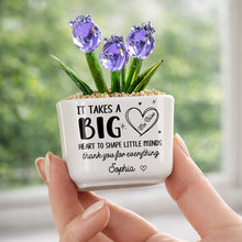 Load image into Gallery viewer, Personalized Custom Glass Tulip Flowers Gift for Teachers
