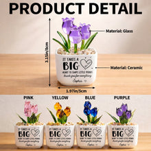 Load image into Gallery viewer, Personalized Custom Glass Tulip Flowers Gift for Teachers
