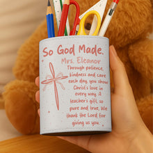 Load image into Gallery viewer, Personalized PU Leather Pen Holder Custom Name Gift for Teacher
