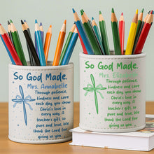 Load image into Gallery viewer, Personalized PU Leather Pen Holder Custom Name Gift for Teacher
