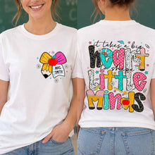 Load image into Gallery viewer, Personalized Teacher T-Shirt Custom Front Back Design Gift
