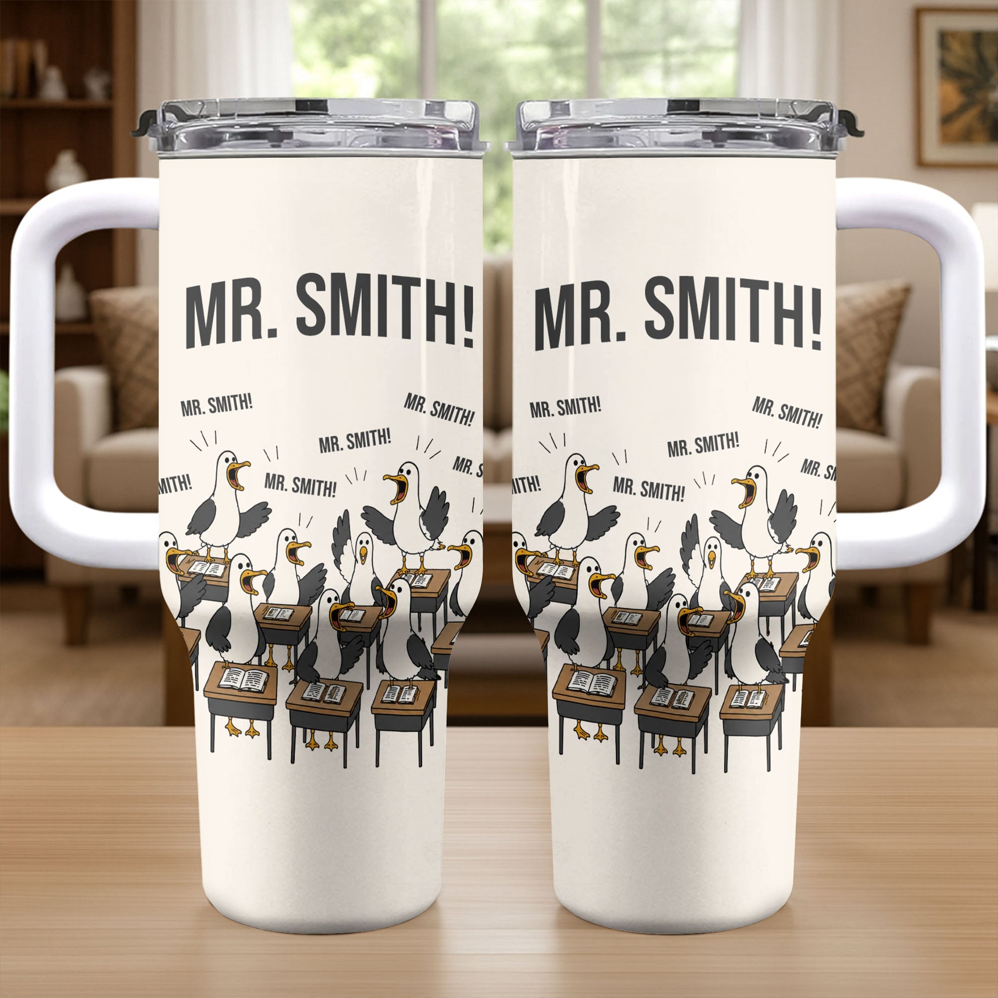 Personalized 40oz Tumbler Custom Name Teacher Gift Idea