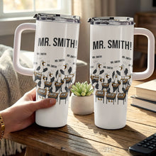 Load image into Gallery viewer, Personalized 40oz Tumbler Custom Name Teacher Gift Idea
