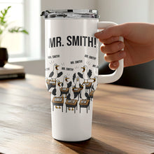 Load image into Gallery viewer, Personalized 40oz Tumbler Custom Name Teacher Gift Idea
