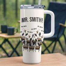 Load image into Gallery viewer, Personalized 40oz Tumbler Custom Name Teacher Gift Idea
