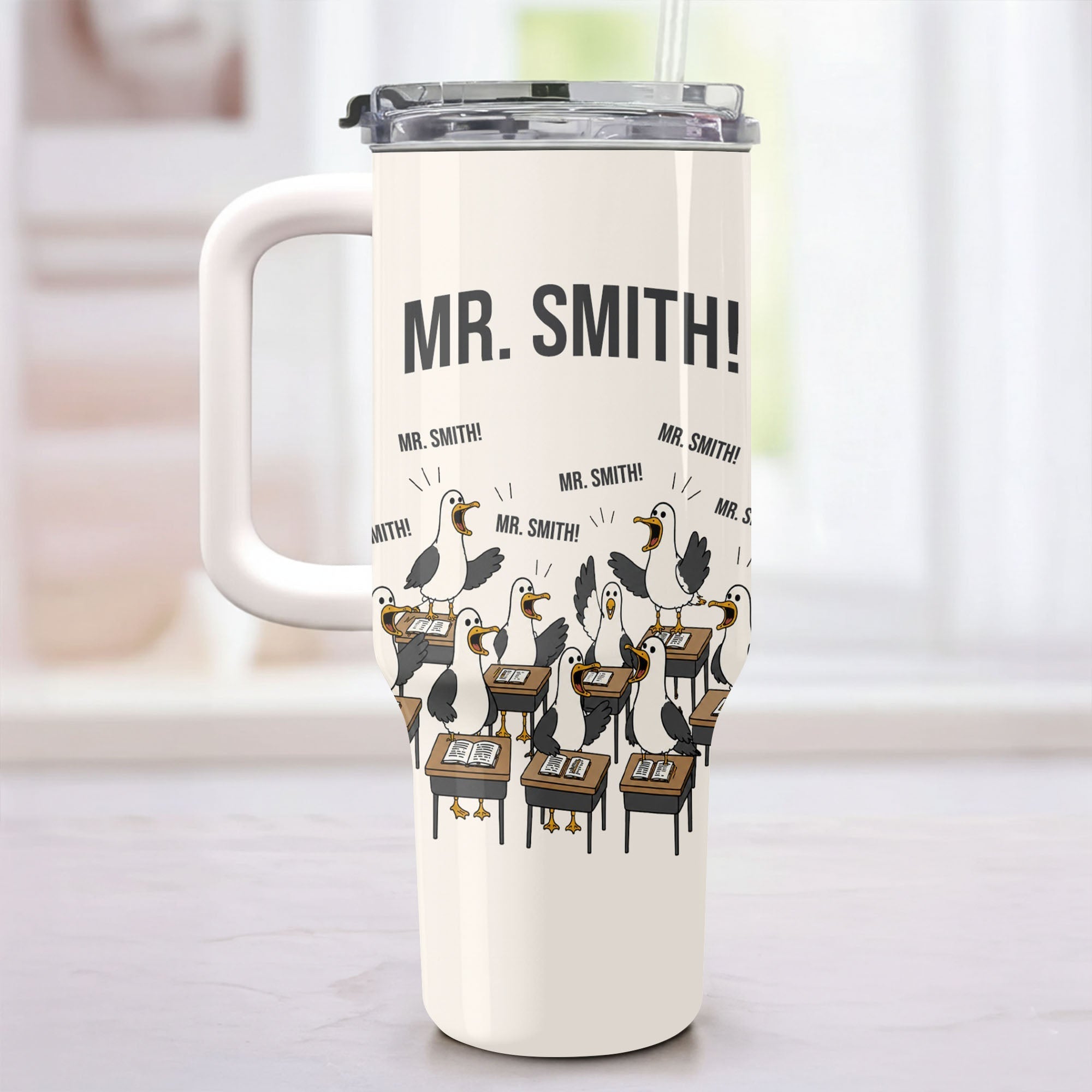 Personalized 40oz Tumbler Custom Name Teacher Gift Idea
