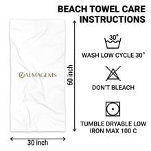 Load image into Gallery viewer, Personalized Teacher Beach Towel Custom Name Gift for Summer
